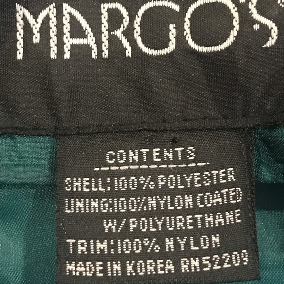 Vintage Margos Jacket Windbreaker Chain Link Ángel Cherub Woman’s Large - Picture 9 of 11